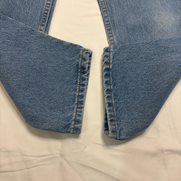 Vintage Levi’s 634 Blue Jeans Kids Size 8 Dated From 1999 Wide Leg Pants - Picture 3 of 10